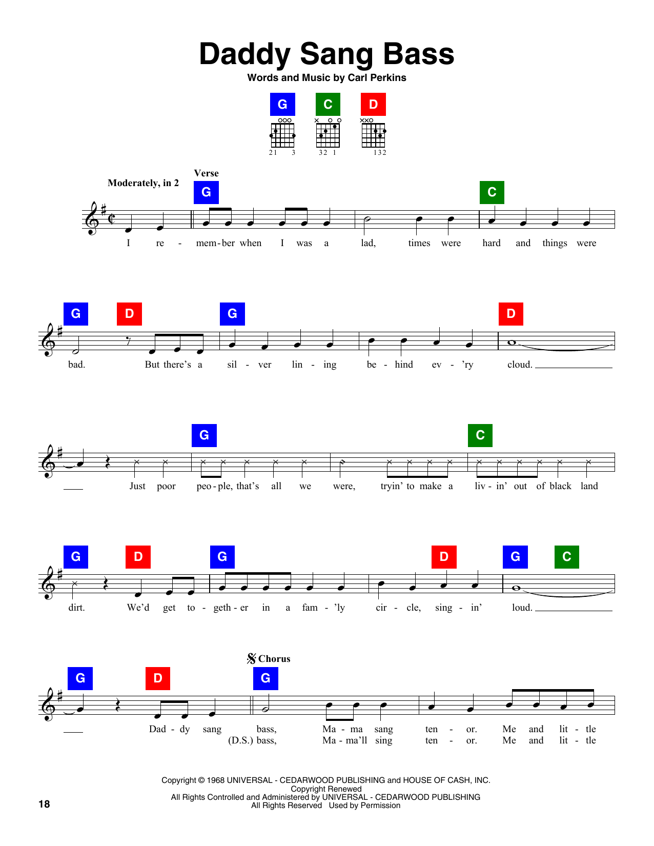 Produktbild zu: Daddy Sang Bass