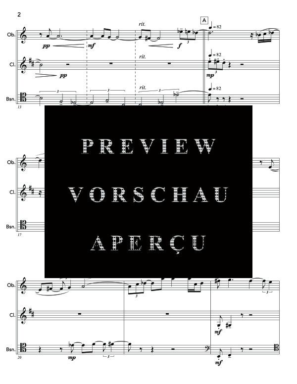 Product gallery: Page 6 of 11 Two Girls and a Boy, , (woodwind trio oboe, clarinet and bassoon)