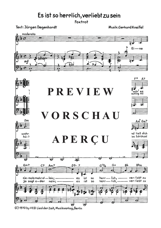 Product gallery: Page 4 of 5 Es ist so herrlich, verliebt zu sein , , Piano and Voice