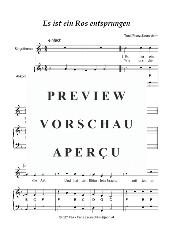 gallery: Es ist ein Ros entsprungen, , Accordion and vocals