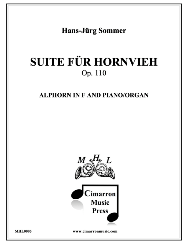 cover: Suite for Hornvieh, Op. 110, , Alphorn In F and Piano