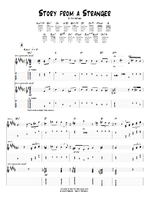 Product gallery: Page 1 of 1 Story From A Stranger, Pat Metheny