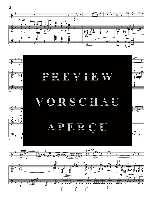 Product gallery: Page 6 of 11 Romanze, , (clarinet in Bb and piano)