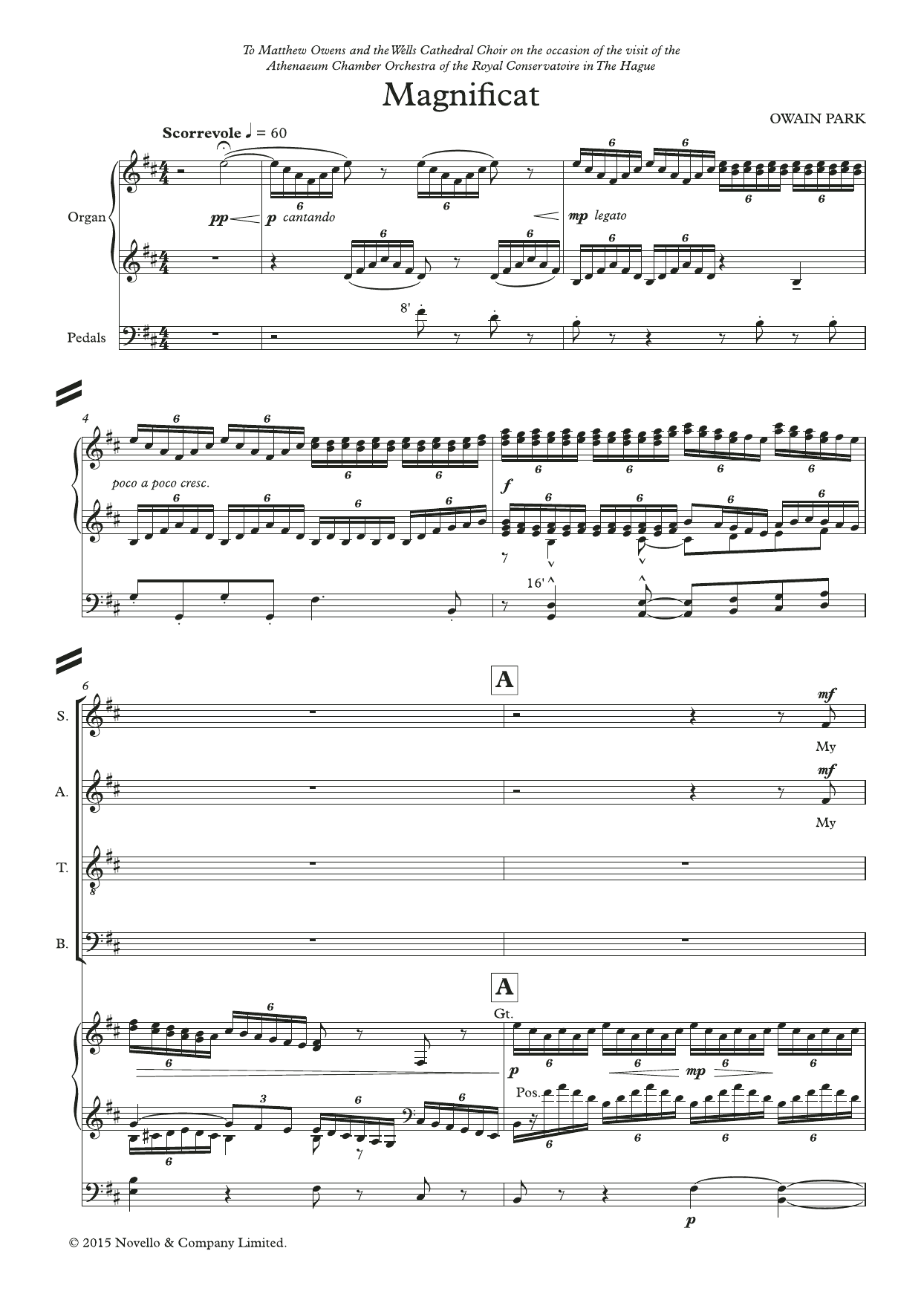Produktgalerie: Seite 1 von 1 The Wells Service, Owain Park, Chor