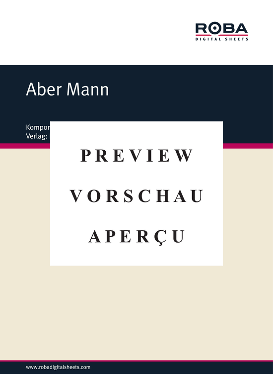 Product gallery: Page 2 of 3 Aber Mann , , Piano and Voice