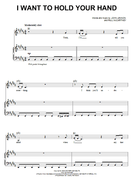Product gallery: Page 1 of 1 I Want To Hold Your Hand (from Across The Universe), The Beatles