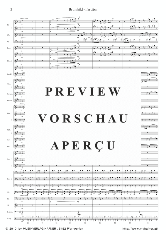 Product gallery: Page 7 of 11 Brunhild, , (large wind orchestra)