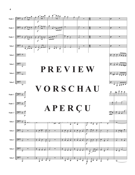 Product gallery: Page 5 of 18 Sonata Pian e Forte , , (Tuba-Ensemble: Baritone/Pos+Tuba)