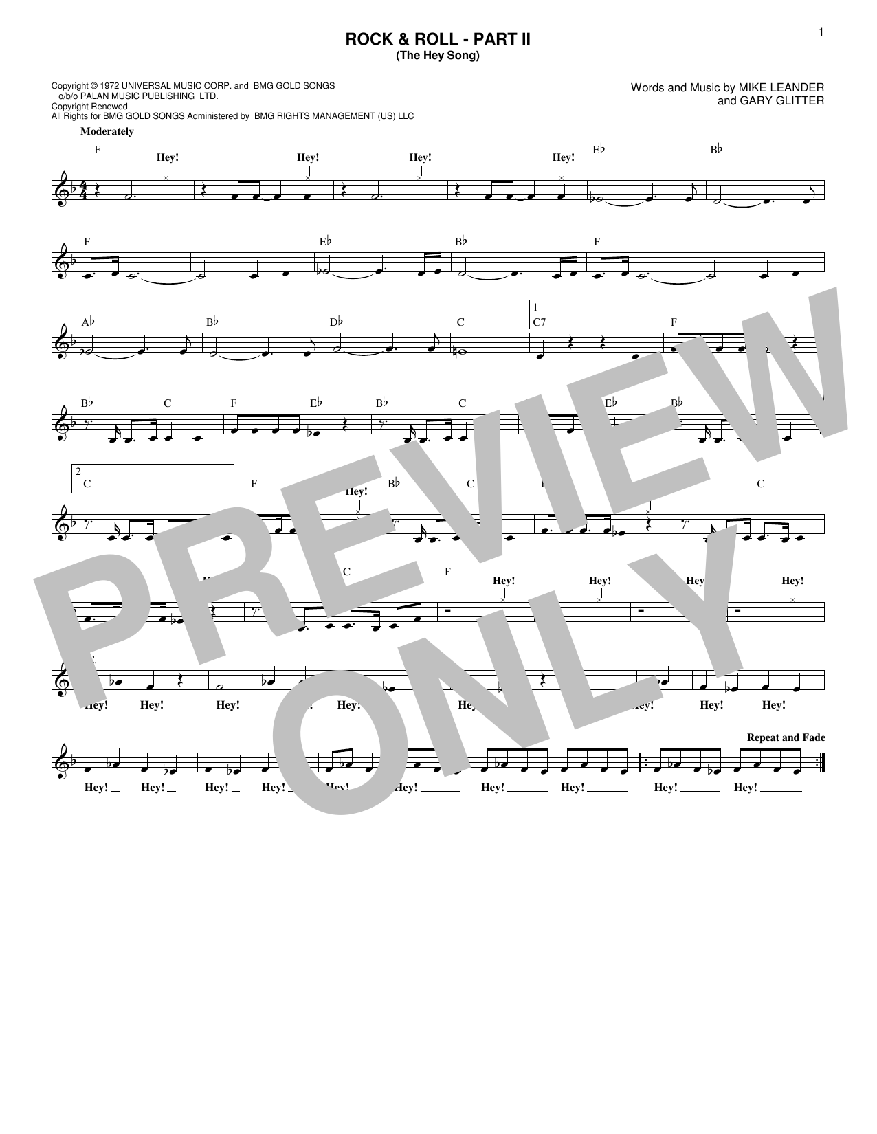 Product picture to: Rock & Roll - Part II (The Hey Song)
