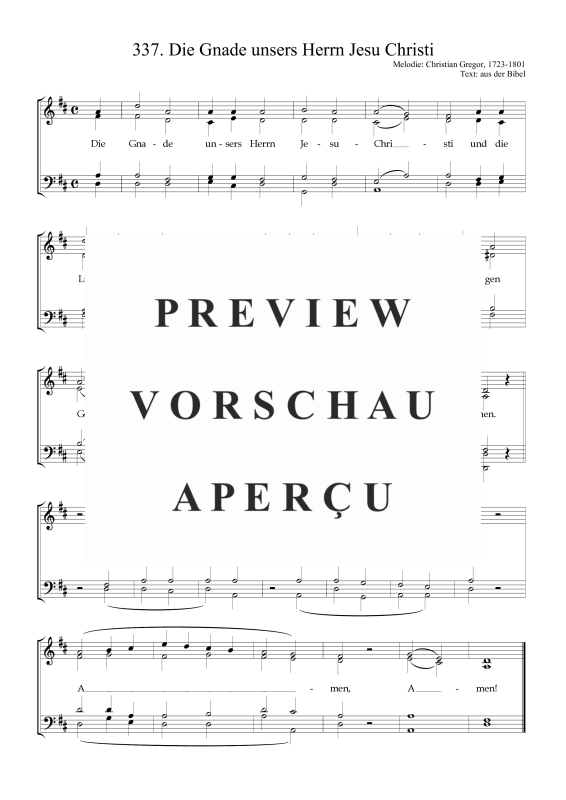 Produktbild zu: Die Gnade unsers Herrn Jesu ChristiChristian Gregor