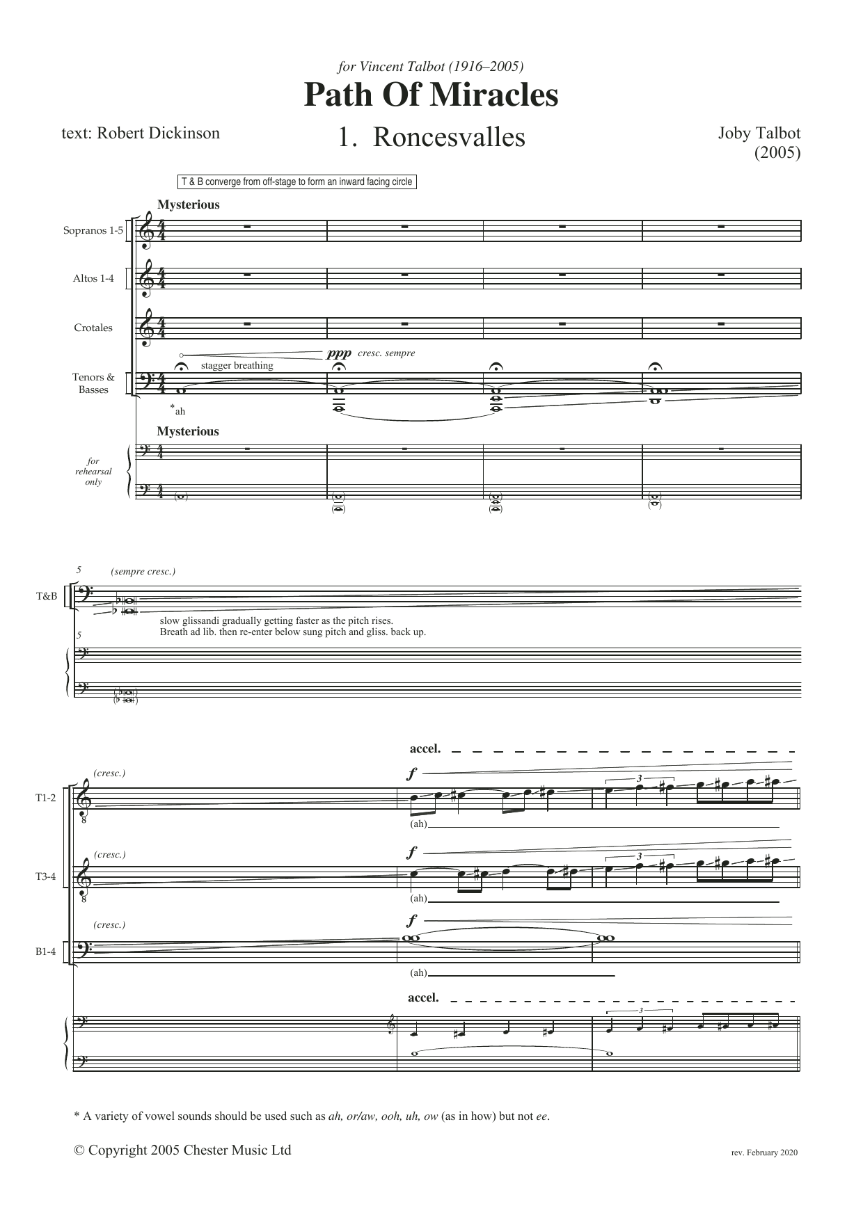 Product picture to:  Roncesvalles (from Path of Miracles) - Joby Talbot