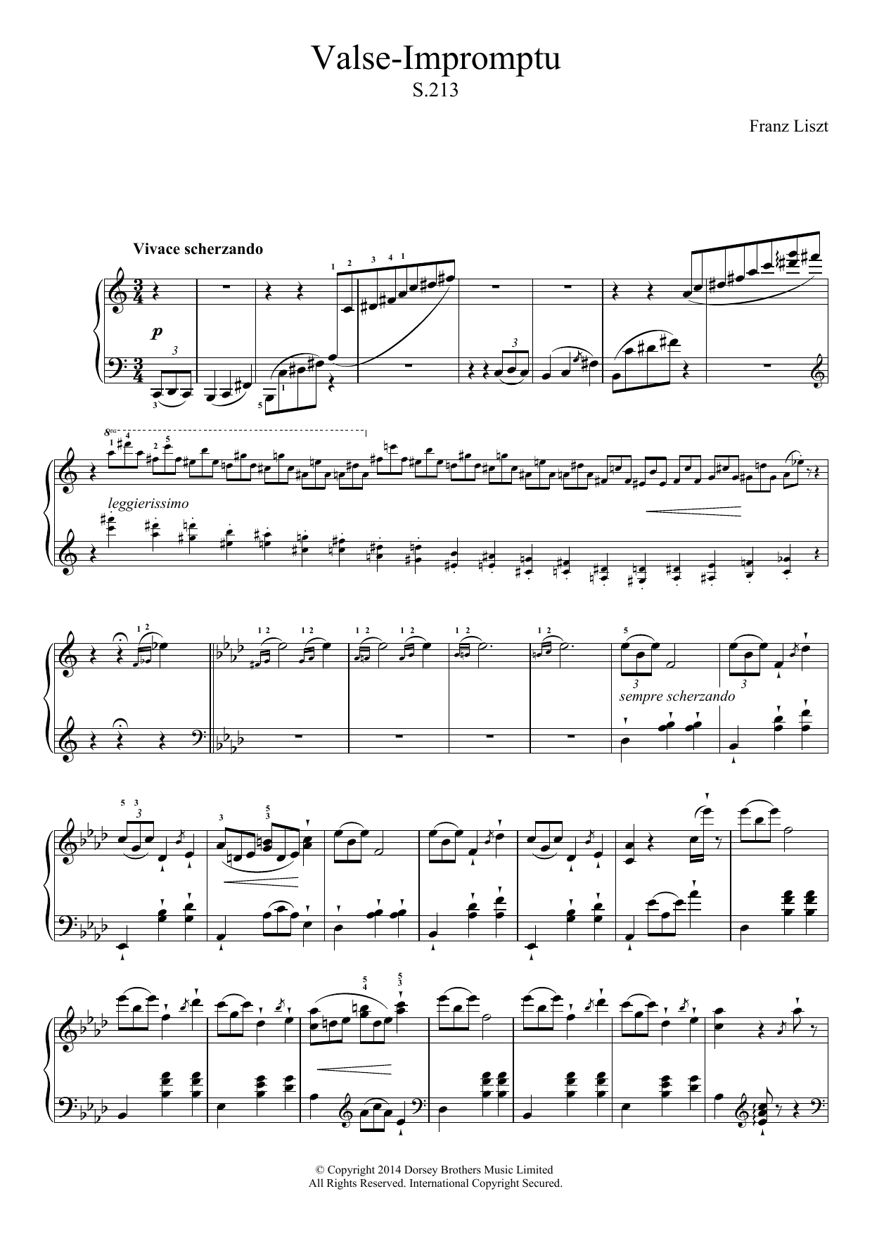 Produktbild zu: Valse-Impromptu