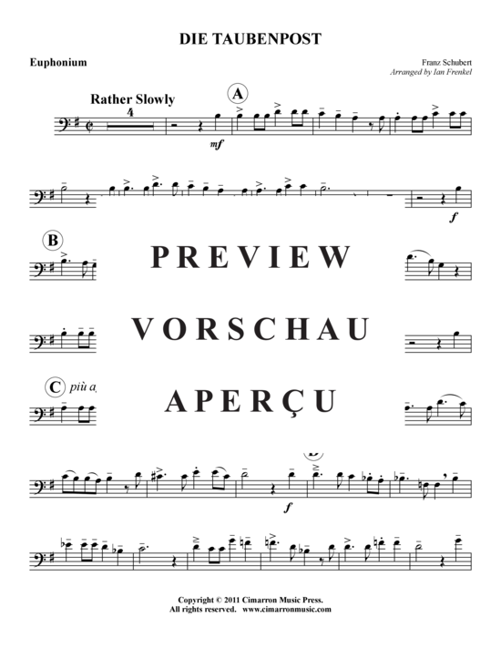 gallery: Drei Lieder , , (Bariton/Pos + Klavier)