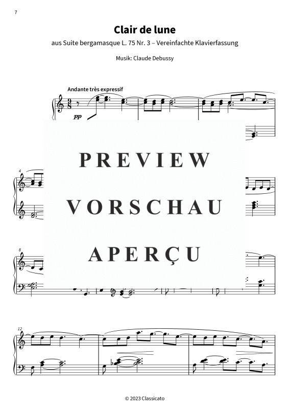 Produktgalerie: Seite 9 von 11 Romantische Träumereien - Zarte, leicht spielbare Klavierstücke von Liebe und Sehnsucht, , Klavier Solo