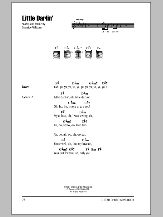 Produktgalerie: Seite 1 von 1 Little Darlin', The Diamonds, Gitarre