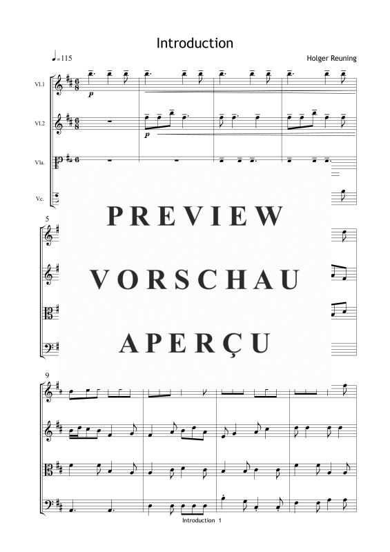 gallery: The Funny Chicken (6 Sketches), , Streicher Quartett