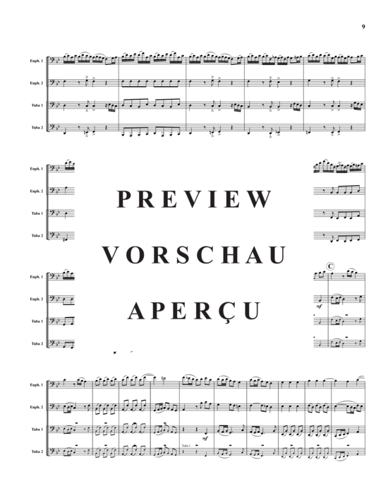 Product gallery: Page 10 of 11 Four Preludes and Fugues, Vol. 2 , , (2x Baritone, 2x Tuba)