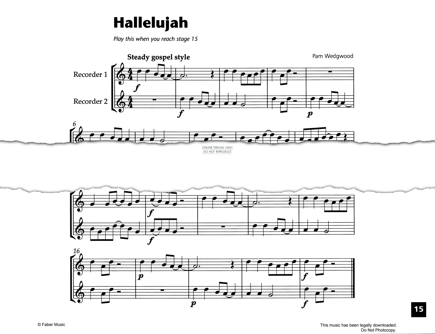 Product gallery: Page 1 of 1 Hallelujah, Pam Wedgwood