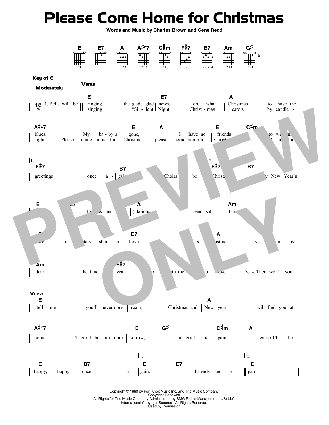 Product gallery: Page 1 of 1 Please Come Home For Christmas, Gene Redd
