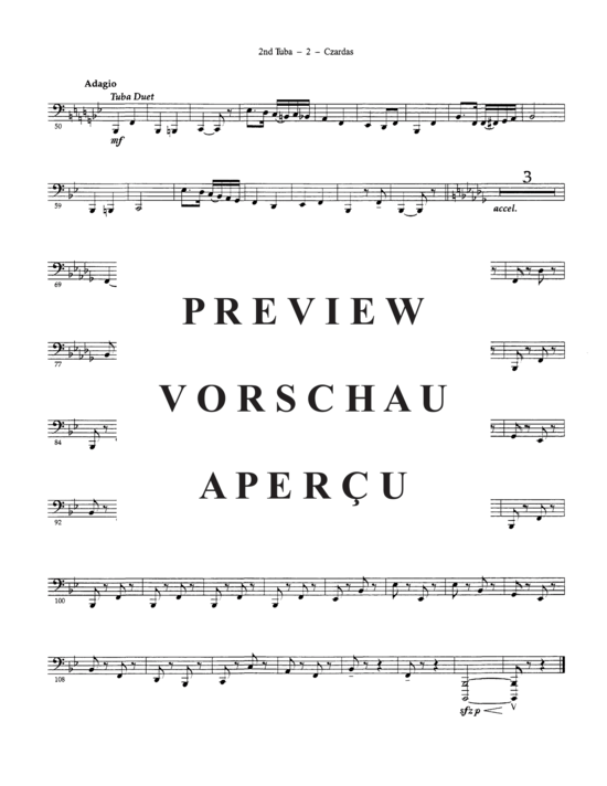 Product gallery: Page 18 of 18 Czardas , , (Tuba Quartett EETT)