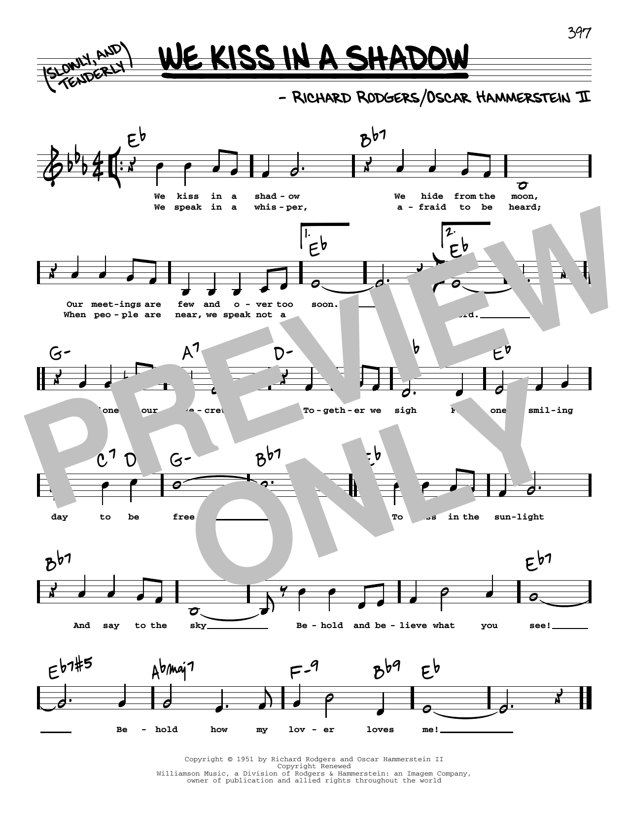 Produktbild zu: We Kiss In A Shadow (Low Voice)