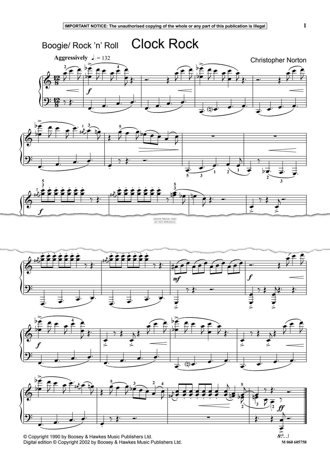 Produktgalerie: Seite 1 von 1 Clock Rock, Christopher Norton, Klavier
