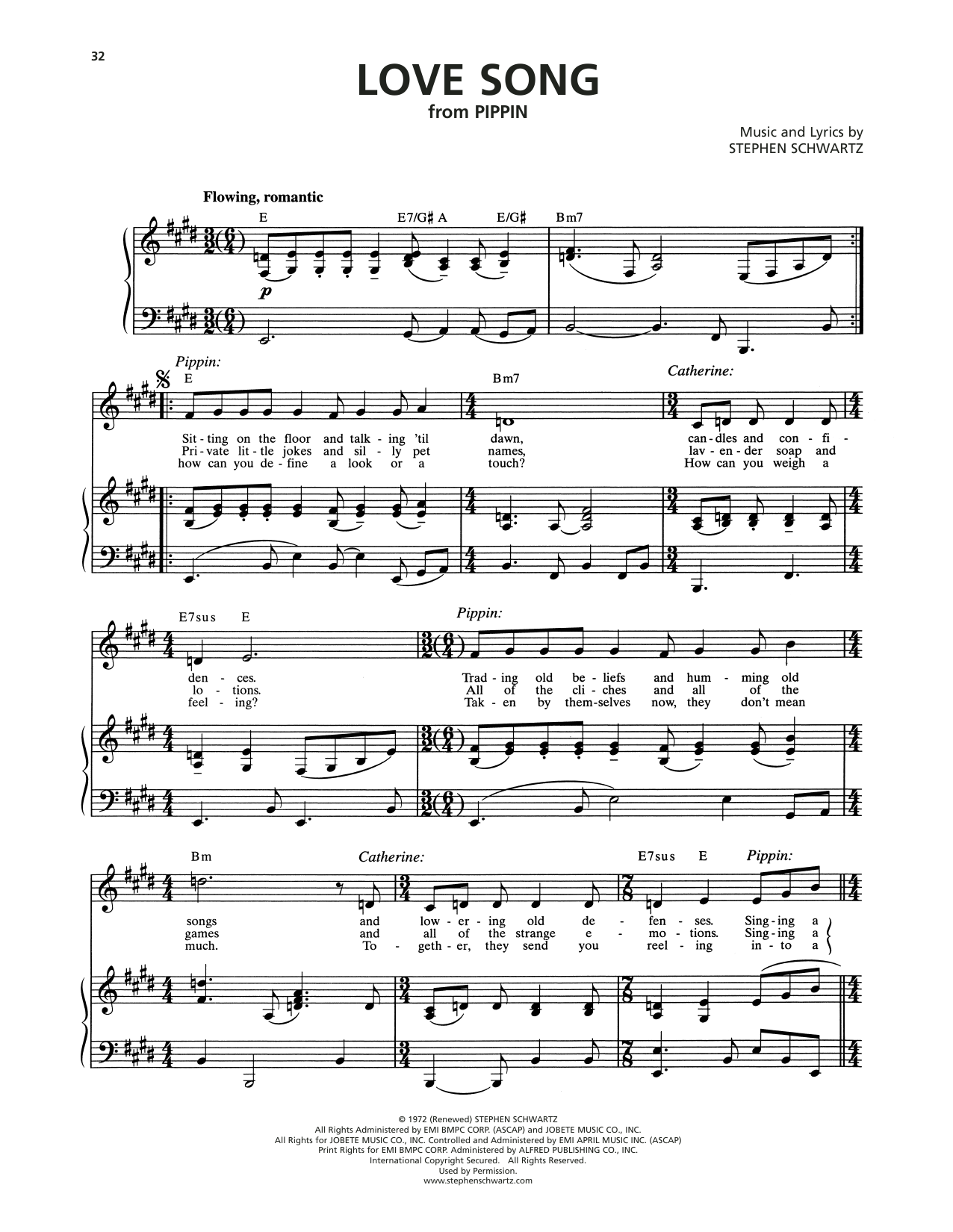 Produktbild zu: Love Song (from Pippin)