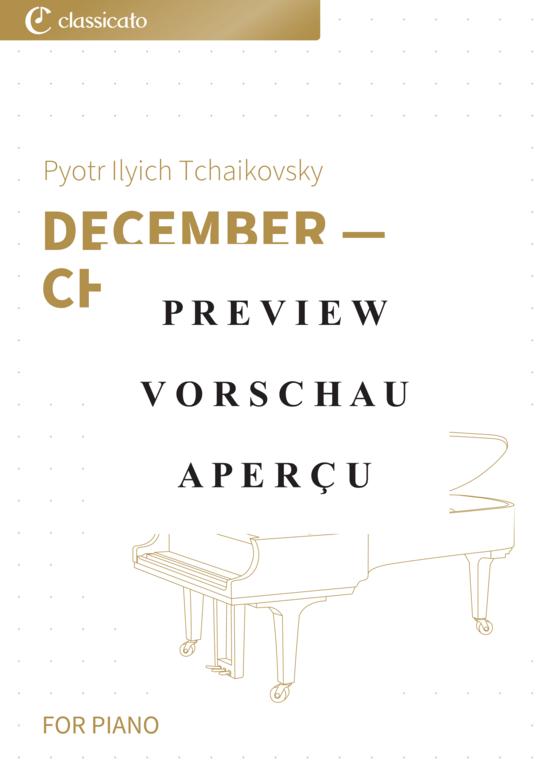 Product gallery: Page 2 of 12 December - Christmas - The Seasons, Op. 37b, No. 12 , , Piano Solo