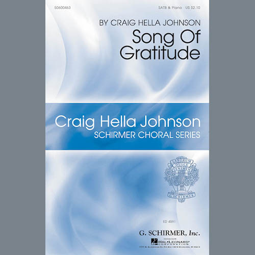 cover: Song Of Gratitude, Craig Hella Johnson, Chor