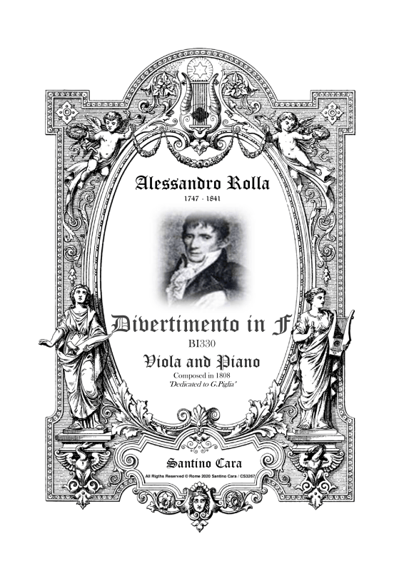 Produktbild zu: Divertimento in F-Dur BI 330Alessandro Rolla