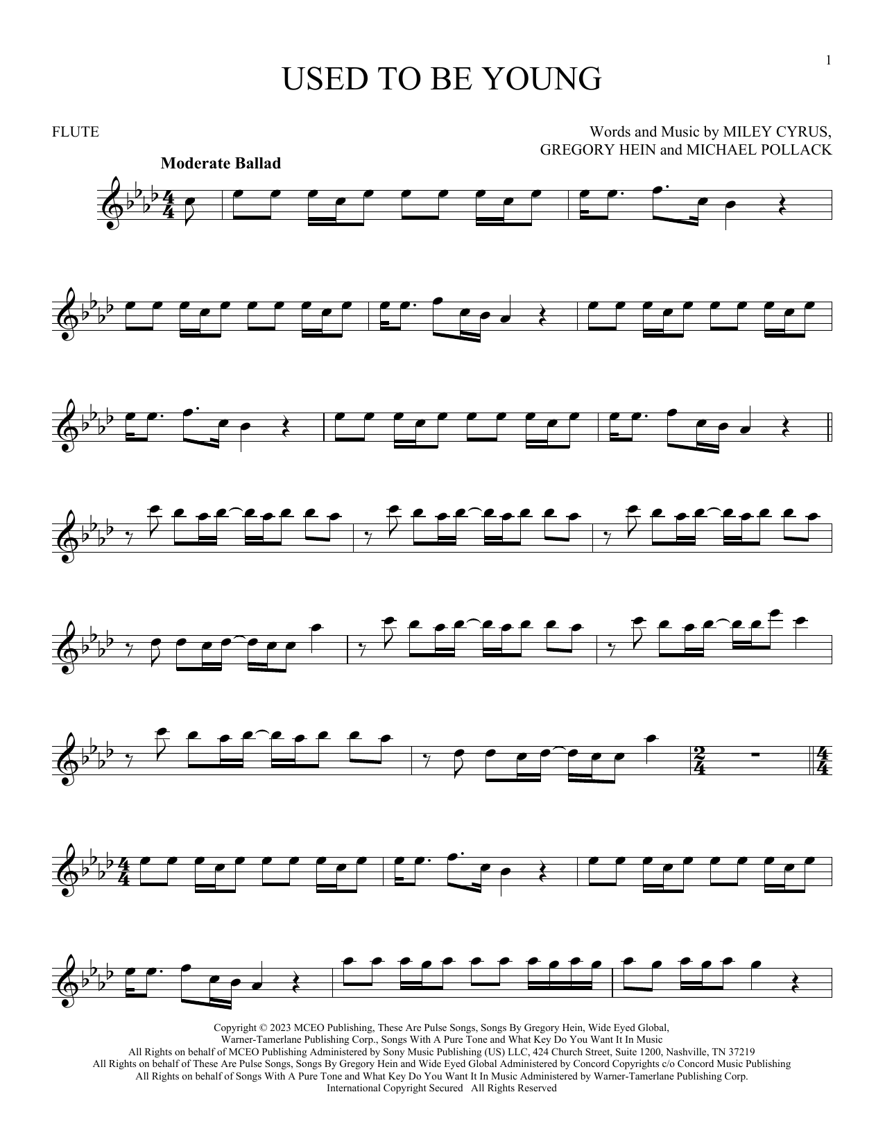 Product gallery: Page 1 of 1 Used To Be Young, Miley Cyrus