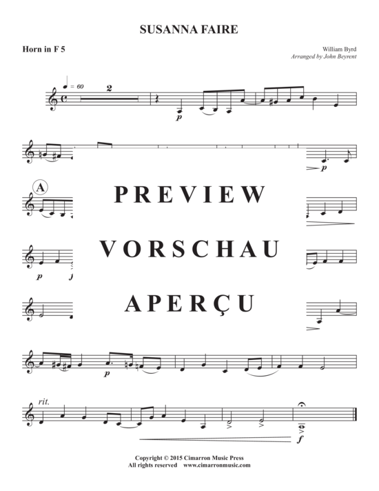 Produktgalerie: Seite 9 von 9 Susanna Faire , , (Horn Quintett)