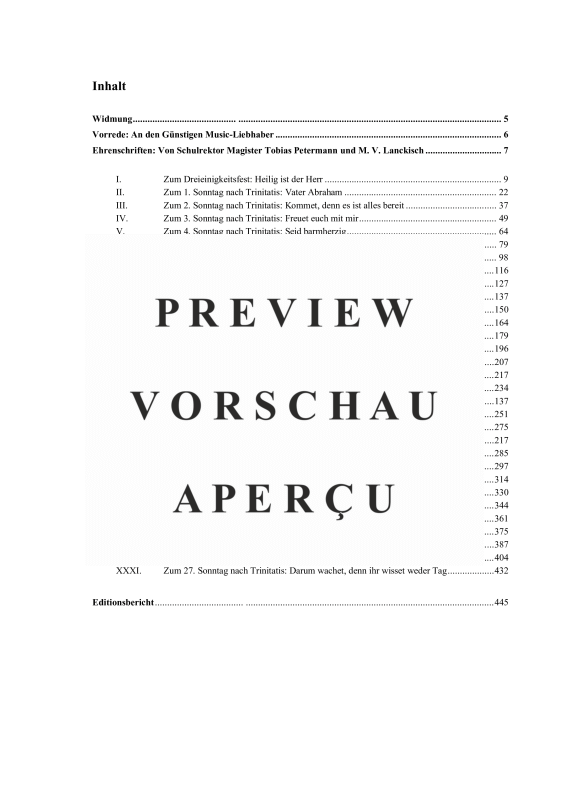 Produktgalerie: Seite 6 von 11 Ander Teil Geistlicher Gespräche über die Evangelia - Von Trinitatis bis 27. Sonntag nach Trinitatis, , (Gemischter Chor, Instrumente, Basso Continuo)