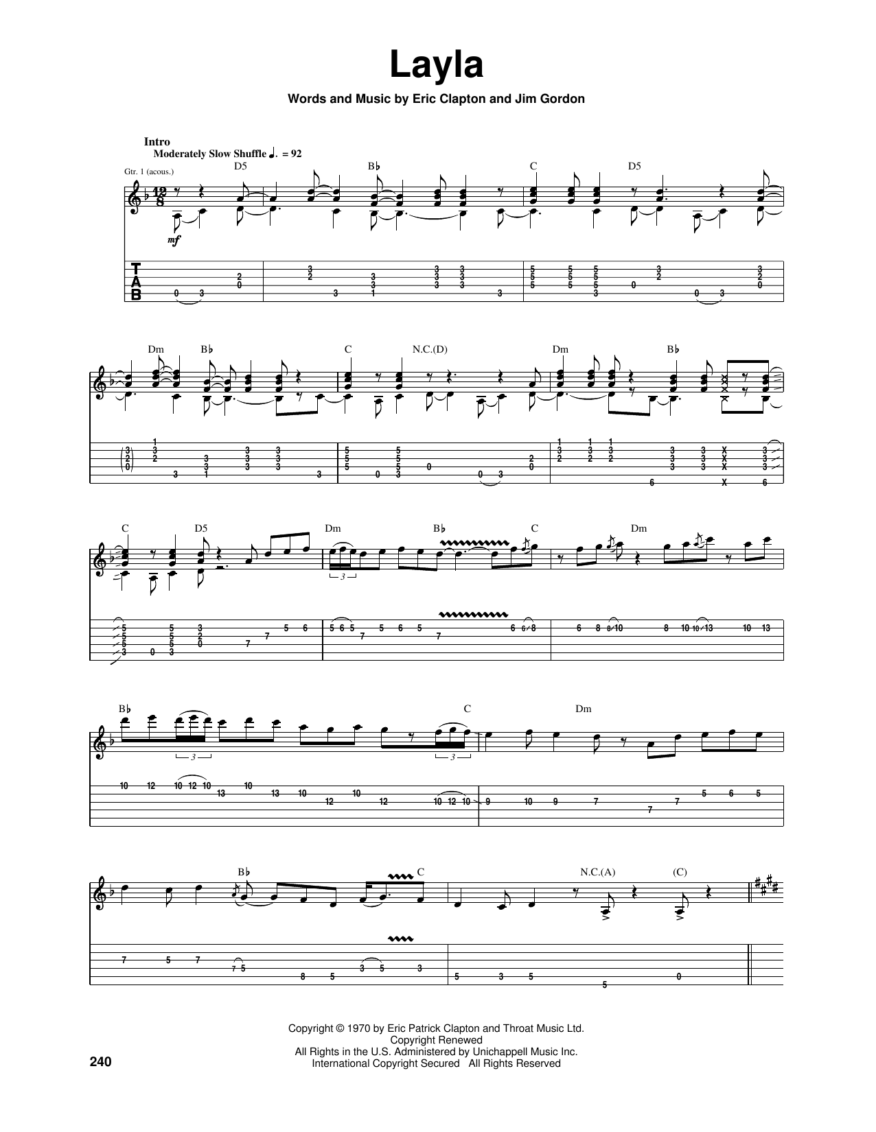 Produktgalerie: Seite 1 von 1 Layla, Derek And The Dominos, Gitarre
