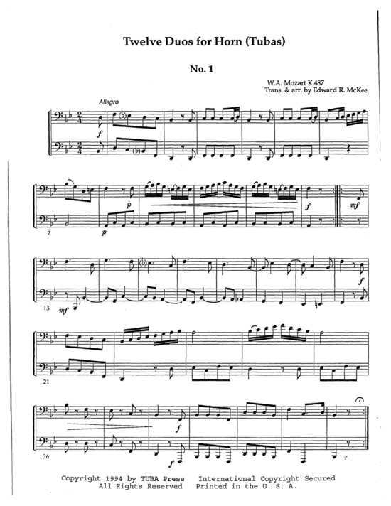 gallery: Twelve Duos for Horn , , (Tuba Duett)