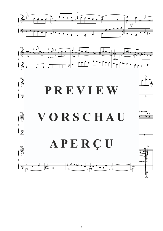 Produktgalerie: Seite 9 von 9 5 Kleine Präludien BWV 939–943, , Klavier Solo