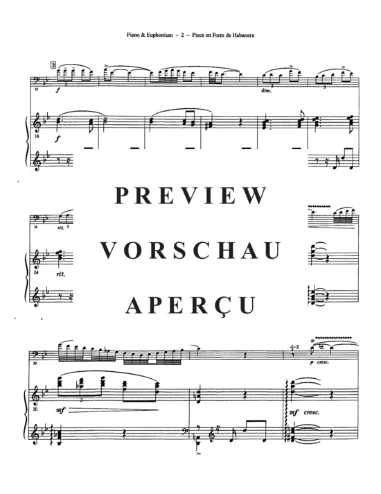 gallery: Piece en Form de Habanera , , (Euphonium + Klavier)