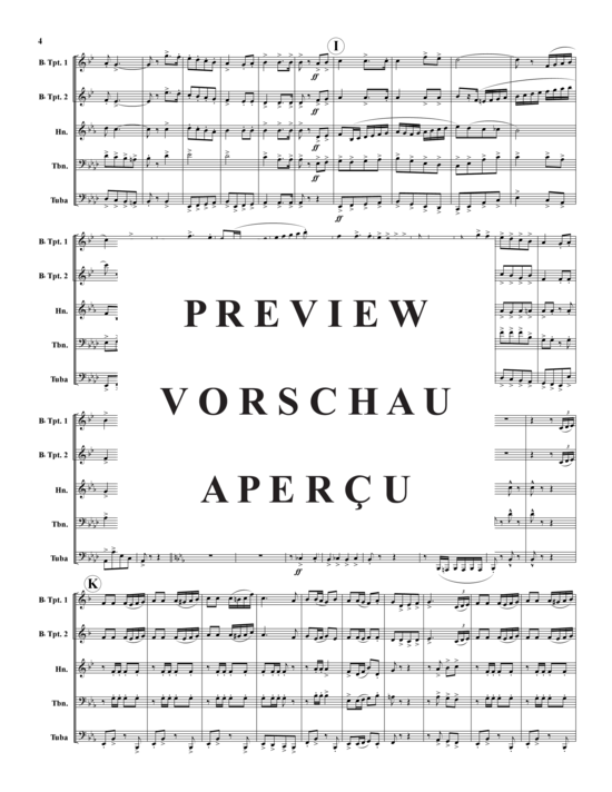 Produktgalerie: Seite 5 von 16 American Patrol Marsch , , (Blechbläserquintett)