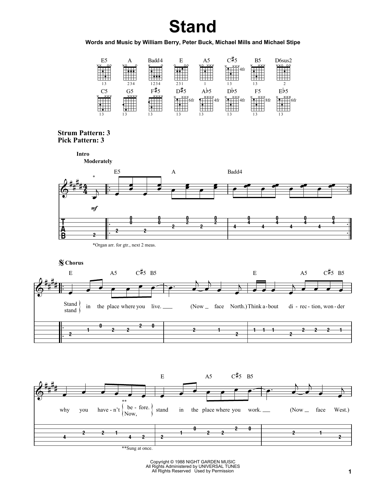Produktgalerie: Seite 1 von 1 Stand, R.E.M., Gitarre