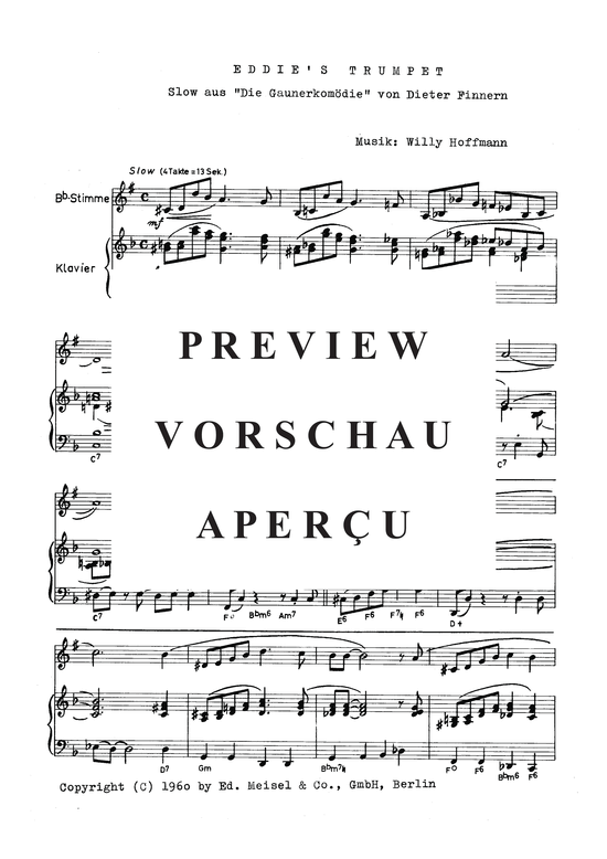 Produktgalerie: Seite 3 von 3 Eddie´s Trumpet, , Klavier und Gesang