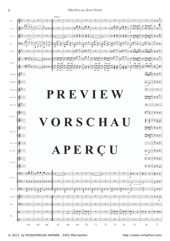 Product gallery: Page 11 of 11 Märchen aus dem Orient, , (large wind orchestra)