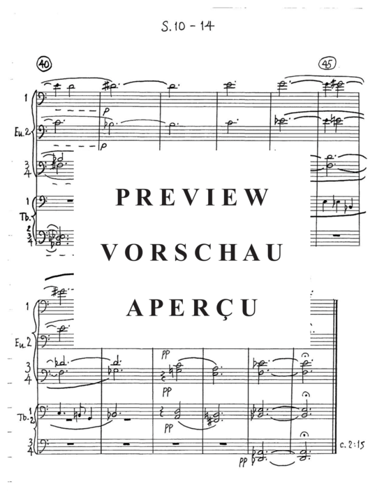 Produktgalerie: Seite 18 von 21 Sinfonia No. 10 , , (Tuba Ensemble EEEETTTT)