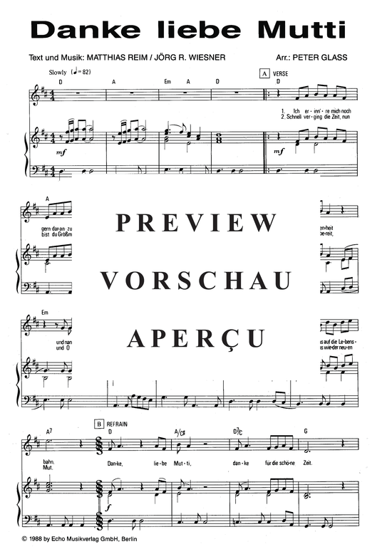 Produktgalerie: Seite 4 von 4 Danke liebe Mutti, Brink, 	Bernhard, Klavier und Gesang