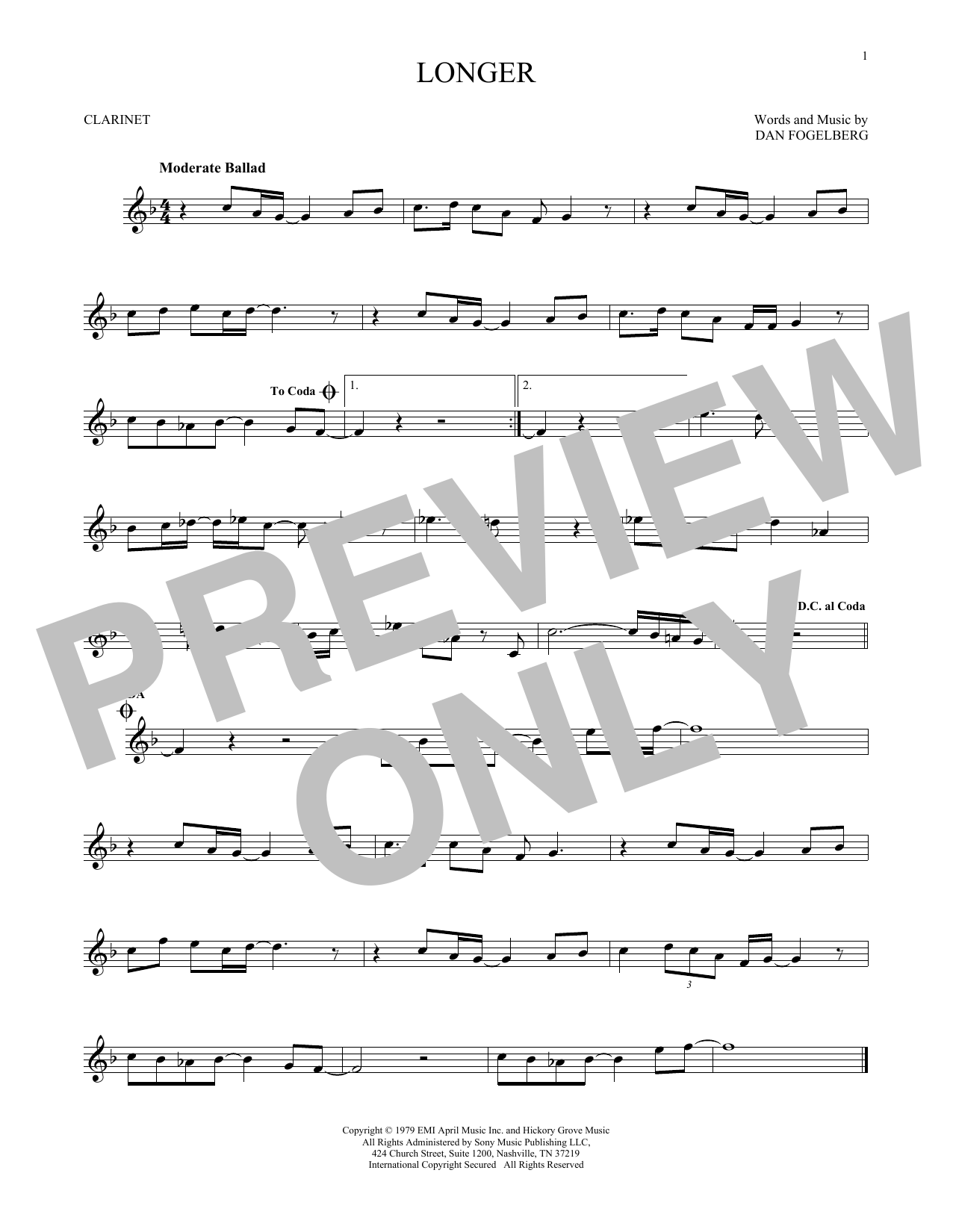 Product gallery: Page 1 of 1 Longer, Dan Fogelberg