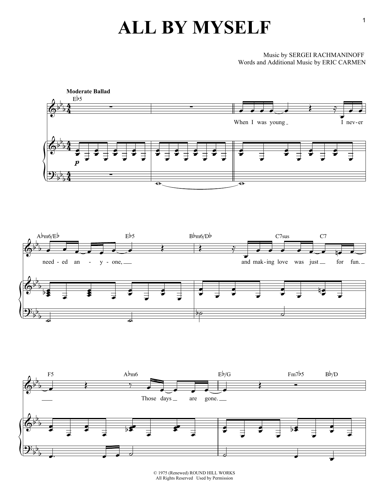 Produktbild zu:  All By Myself - Celine Dion