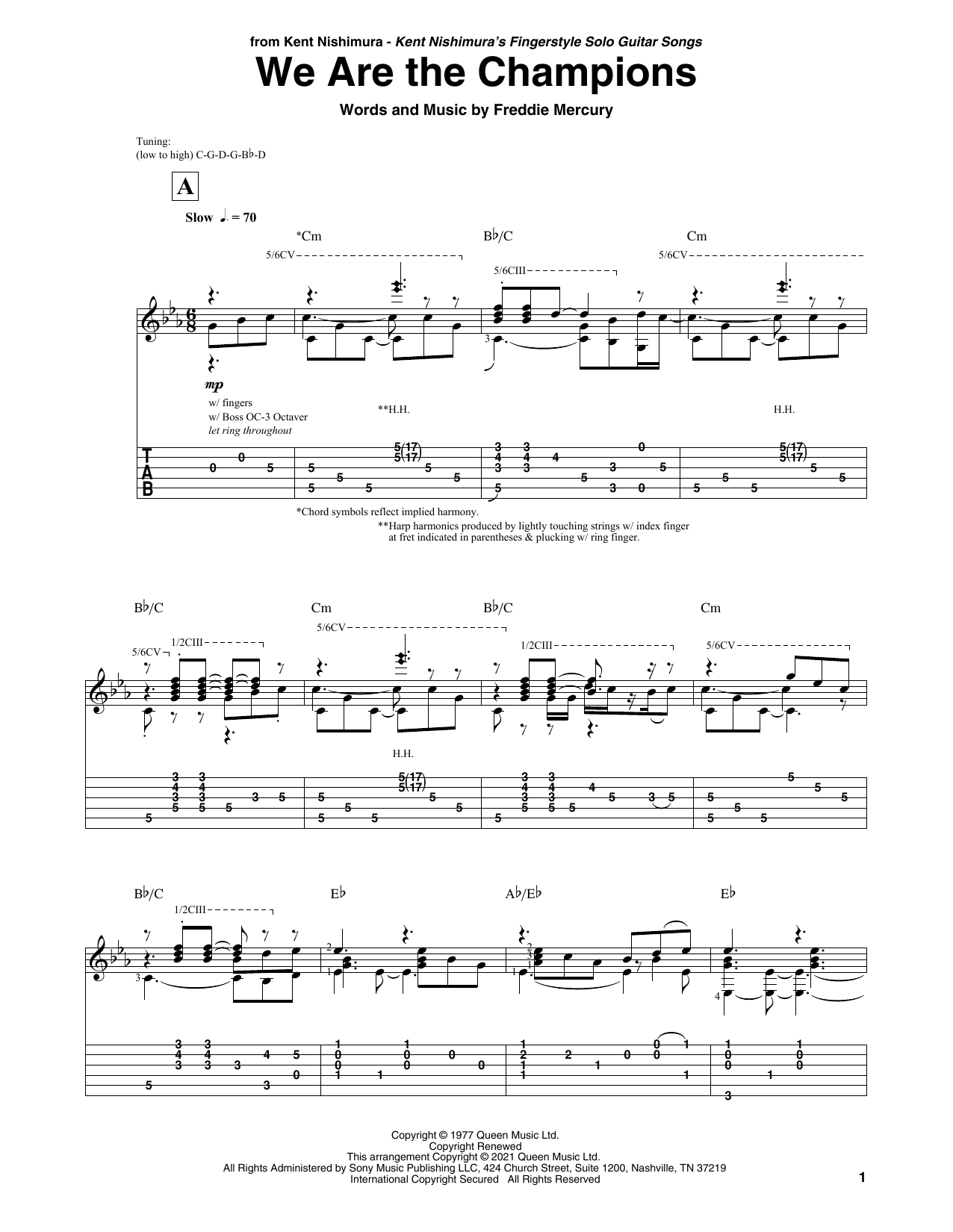 Produktbild zu: We Are The Champions (arr. Kent Nishimura)