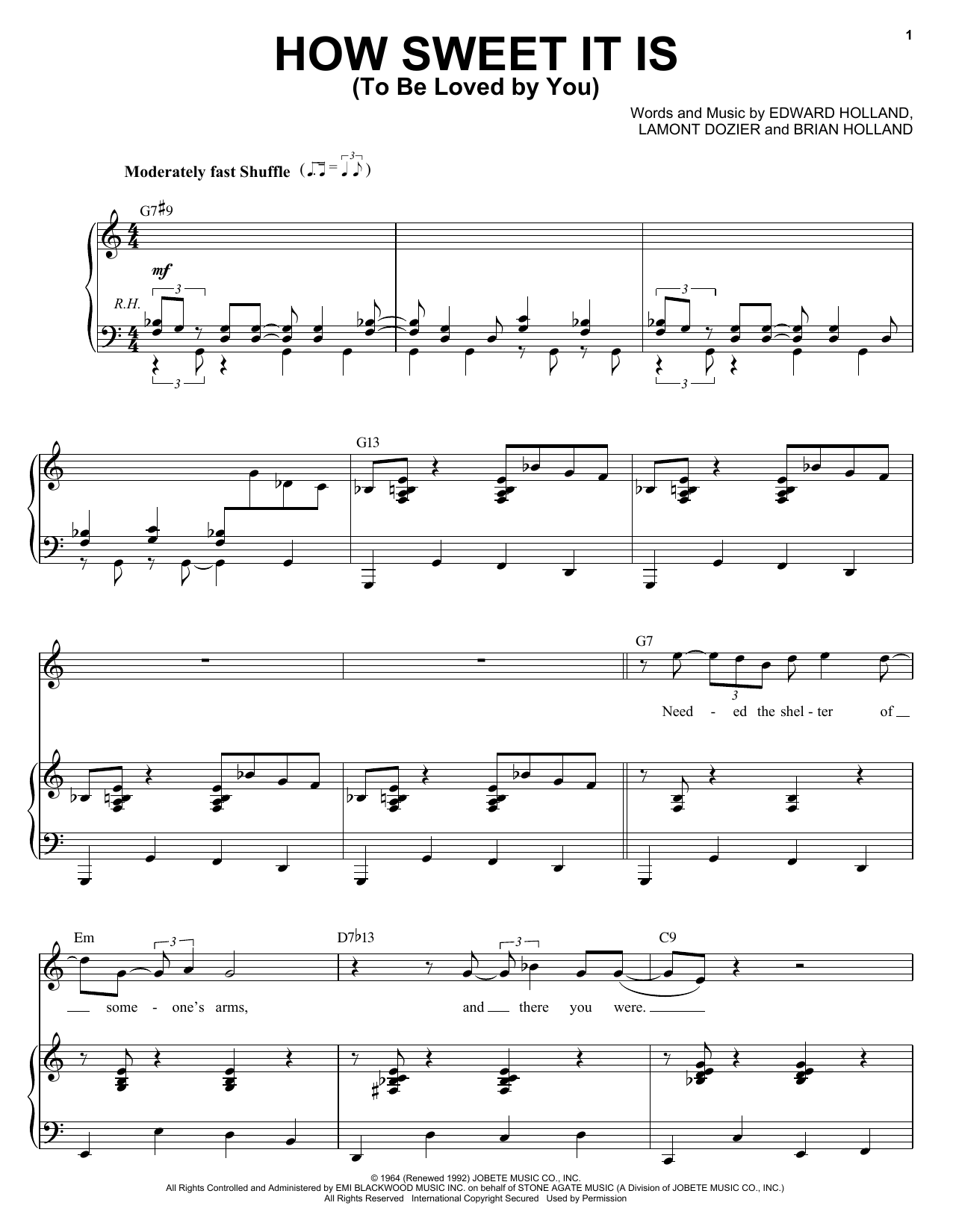 Produktgalerie: Seite 1 von 1 How Sweet It Is (To Be Loved By You), Michael Buble, Gesang, Klavier
