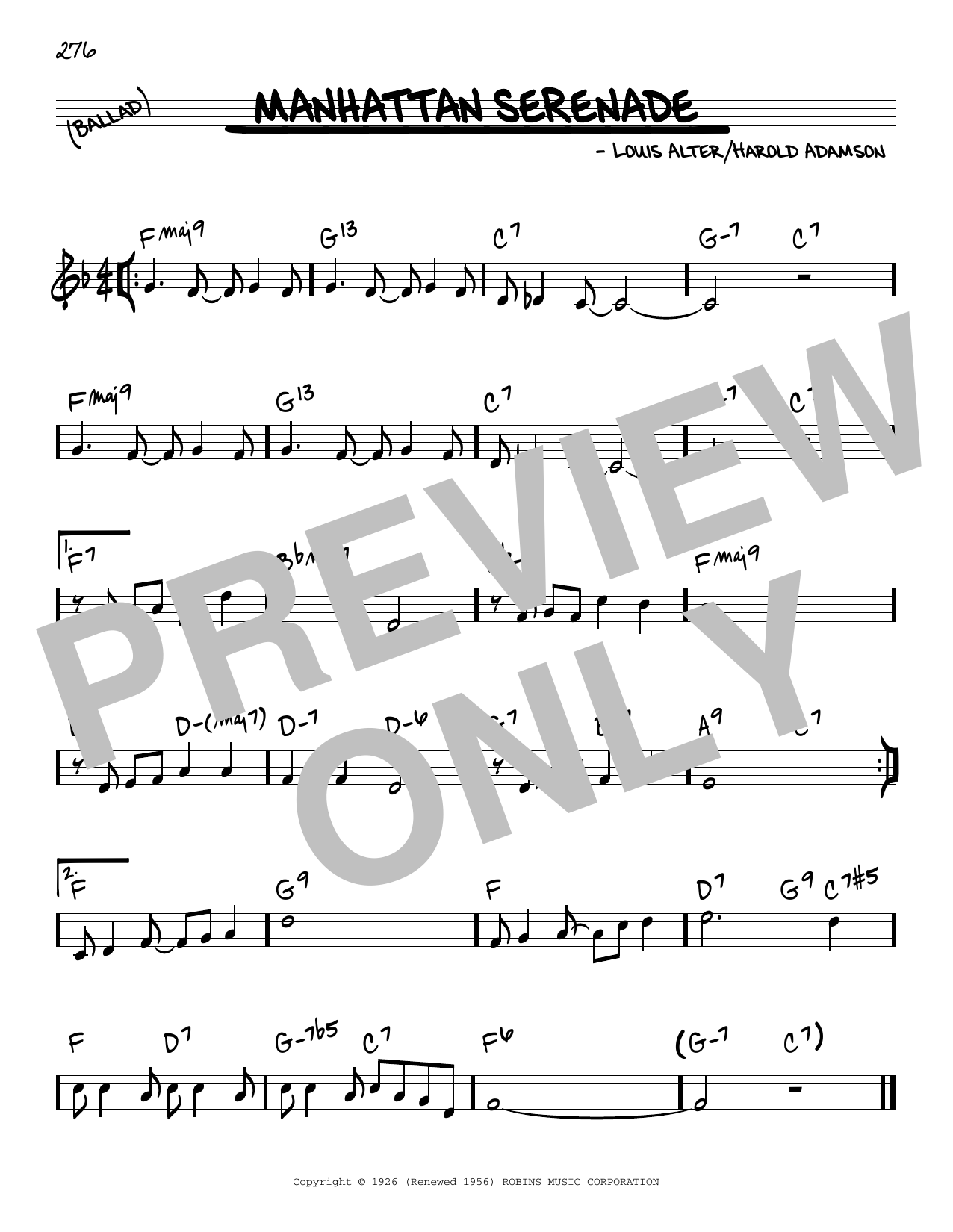 Product picture to: Manhattan Serenade
