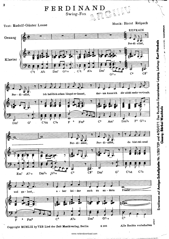 Produktbild zu: FerdinandBärbel Wachholz (1959)