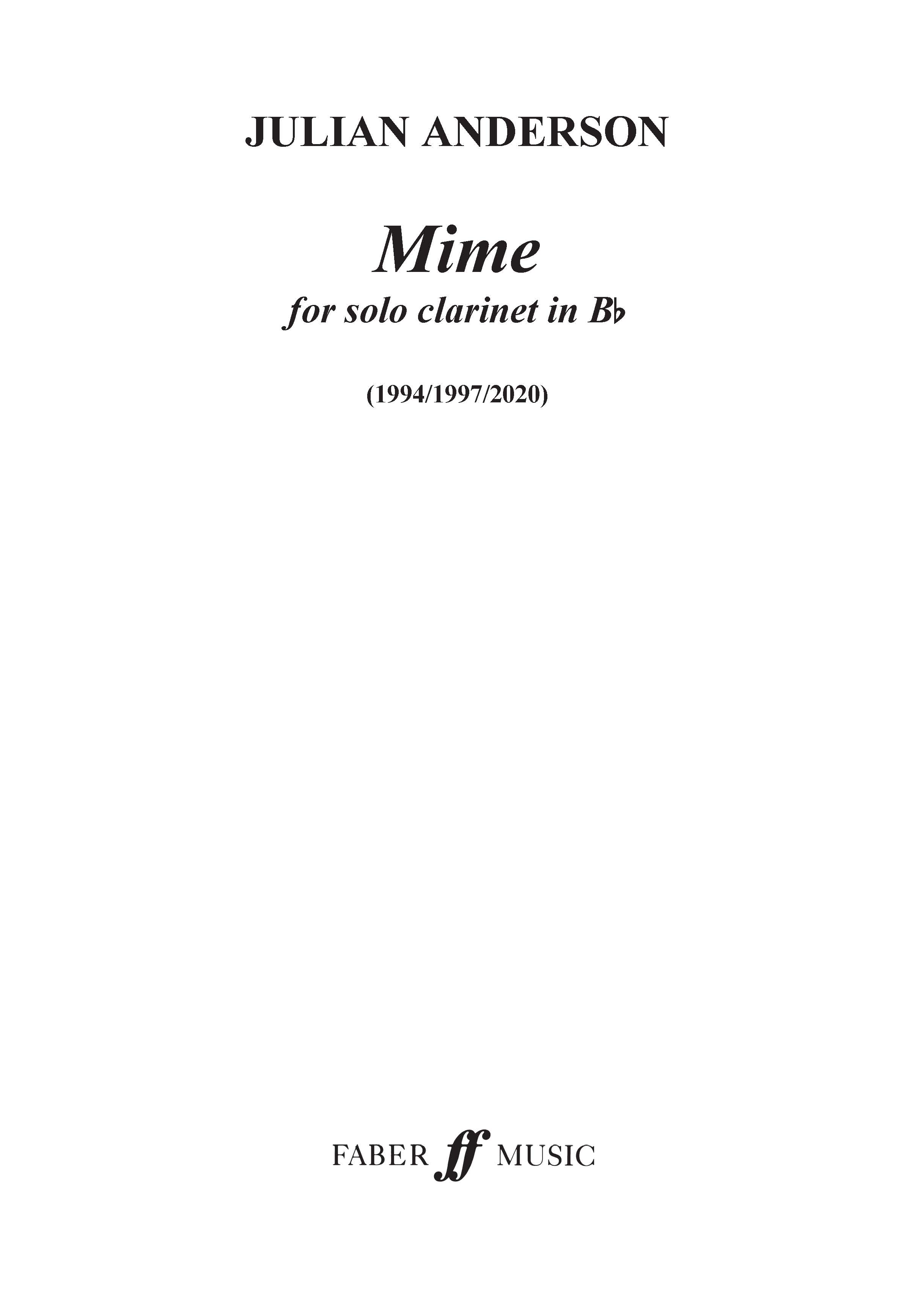 Produktbild zu: Mime